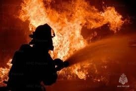 Пожар в муниципальном образовании Ширинский район