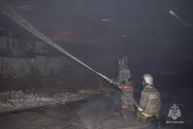 Пожар в муниципальном образовании Ширинский район